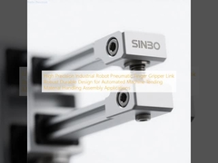 Ngón kẹp khí nén robot công nghiệp có độ chính xác cao, liên kết thiết kế bền bỉ cho các ứng dụng tự động hóa máy móc, xử lý vật liệu và lắp ráp