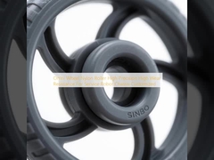 Omni Wheel Nylon Roller Độ chính xác cao Kháng mòn cao Đối với dịch vụ Robot khung gầm tùy chỉnh