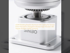 Giá đỡ xoay LIDAR Đúc nhôm cho Mô-đun Điều hướng Nhận diện Robot dịch vụ Độ chính xác cao Xoay 360 độ Quét ổn định