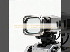 Cửa sổ bảo vệ ống kính chịu nhiệt độ cao cho robot chống cháy nổ trong môi trường nguy hiểm bằng kính quang học