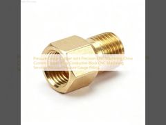 Đường đo áp suất Đồng ghép chính xác CNC gia công Trung Quốc Custom đồng hợp kim điện dẫn khối CNC dịch vụ gia công Đường đo áp suất chính xác